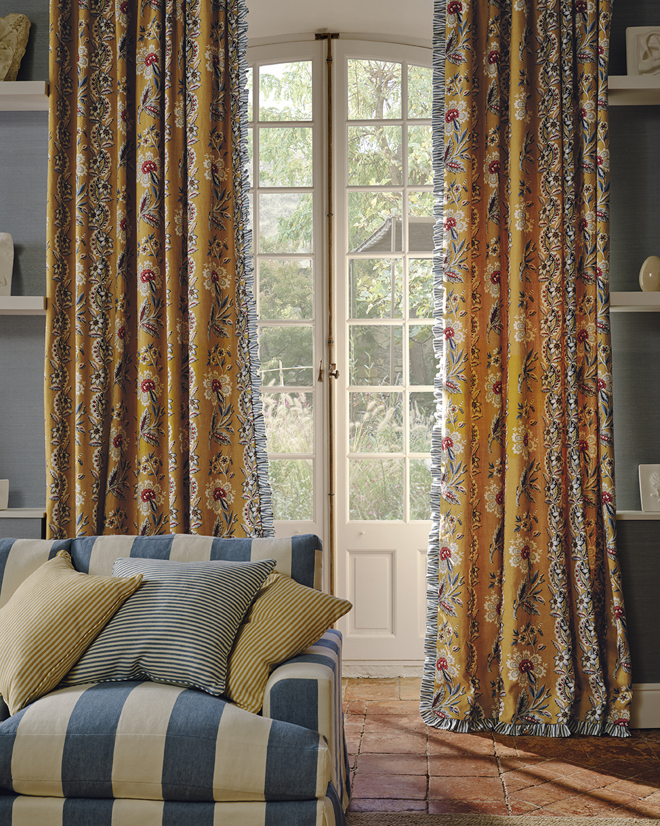 Giverny Fabric in Soleil by Manuel Canovas
