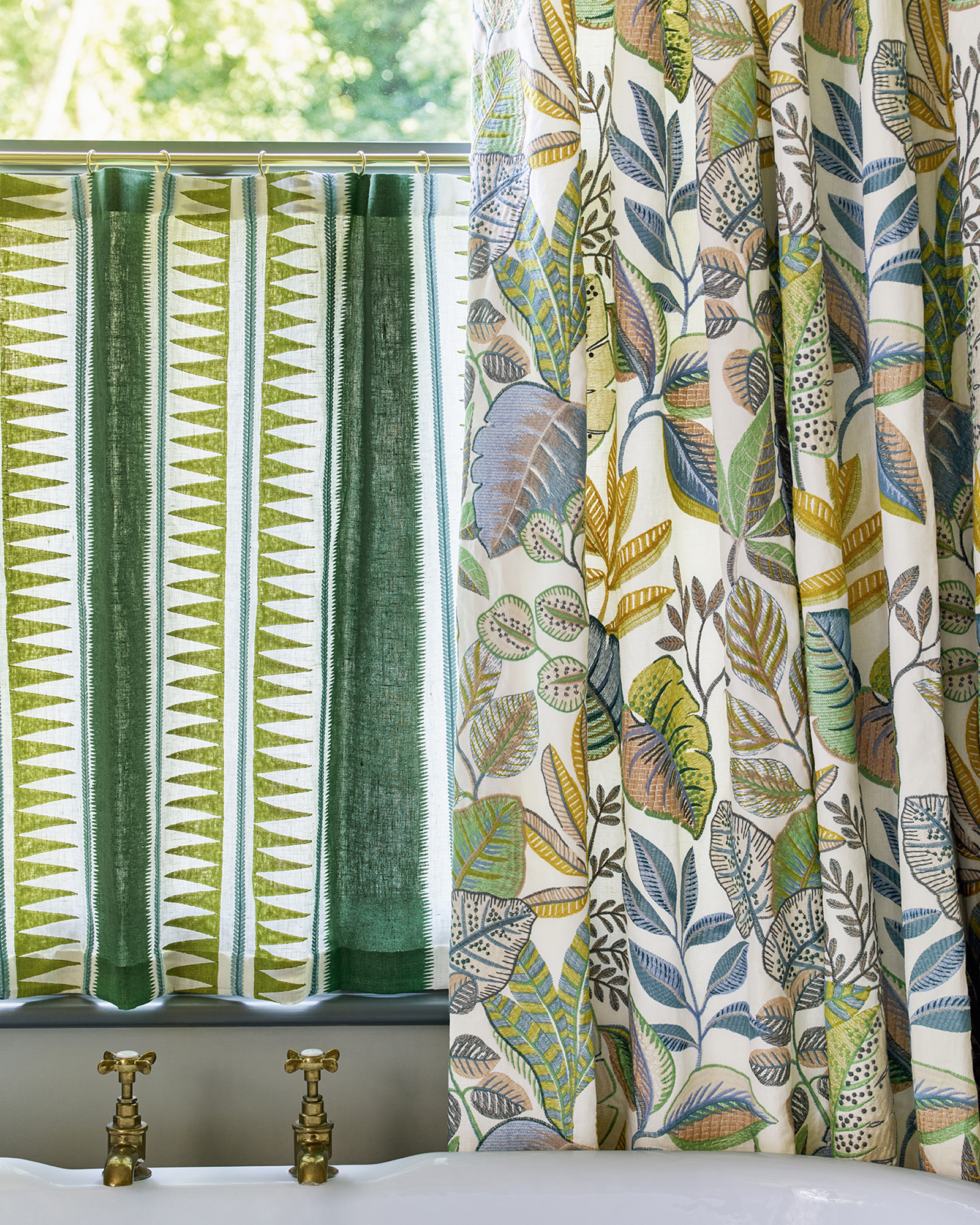 Fantine Fabric in Multi by Jane Churchill