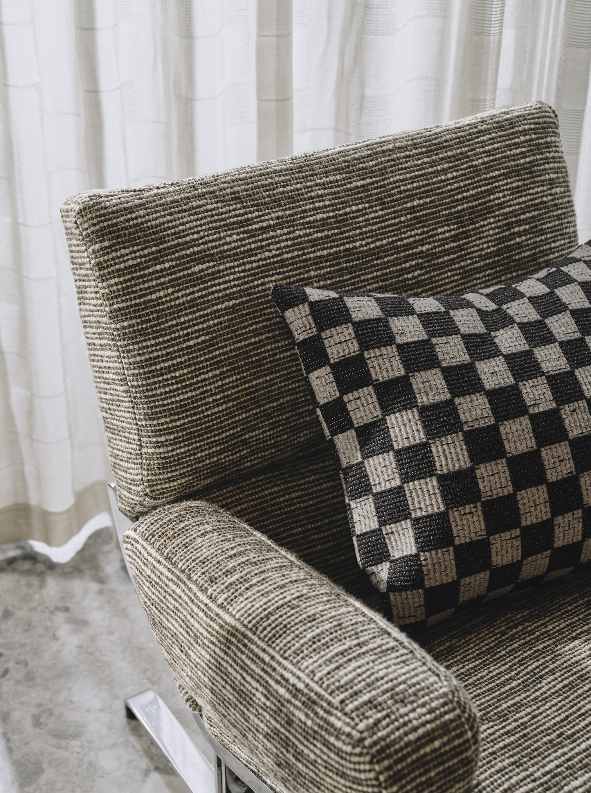 Jeff Fabric in Clay by Larsen